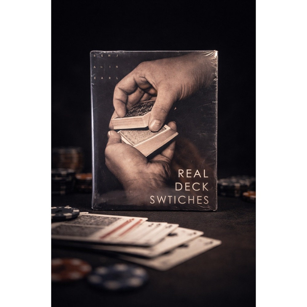 Ben Earl Real Deck Switches DVD Magic Sleight Card Tricks‎ Sealed